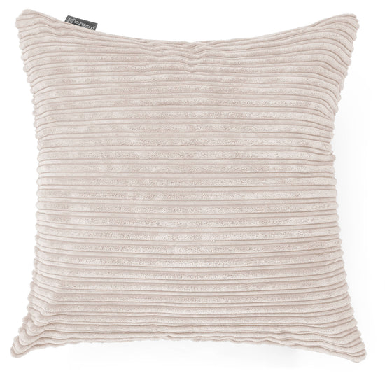Ekstra Stor Putetrekk 70 x 70cm - Kordfløyel Elfenben 01