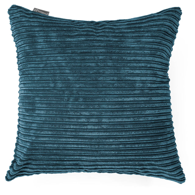 Ekstra Stor Putetrekk 70 x 70cm - Kordfløyel Marineblå 01