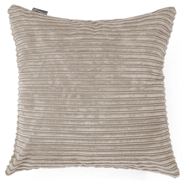 Ekstra Stor Putetrekk 70 x 70cm - Kordfløyel Mink 01