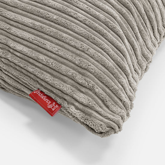 Ekstra Stor Putetrekk 70 x 70cm - Kordfløyel Mink 03