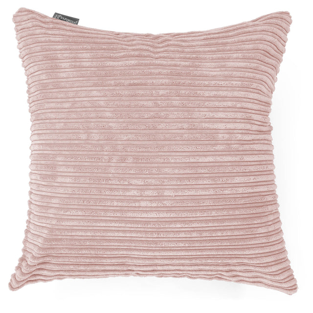 Ekstra Stor Putetrekk 70 x 70cm - Kordfløyel Rødmerosa 01
