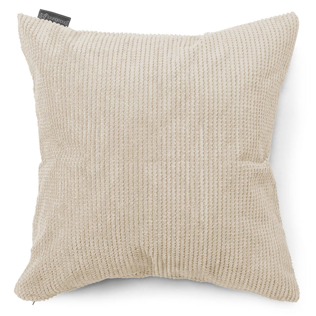 Ekstra Stor Putetrekk 70 x 70cm - Pom-pom Elfenben 01