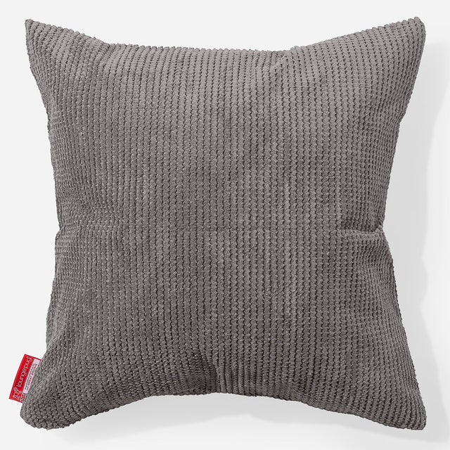 Ekstra Stor Putetrekk 70 x 70cm - Pom-pom Koksgrå 01
