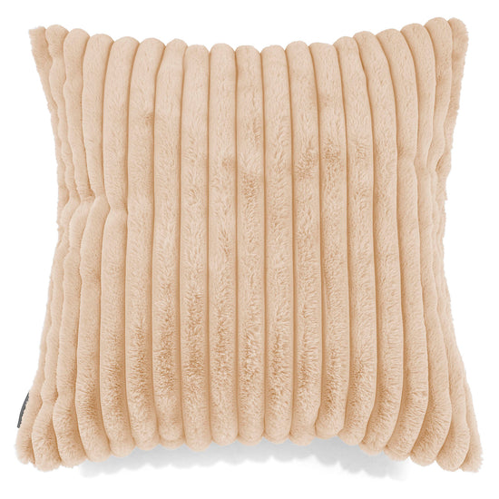 Ekstra Stor Putetrekk 70 x 70cm - Ultrabehagelig Kord Fersken 01