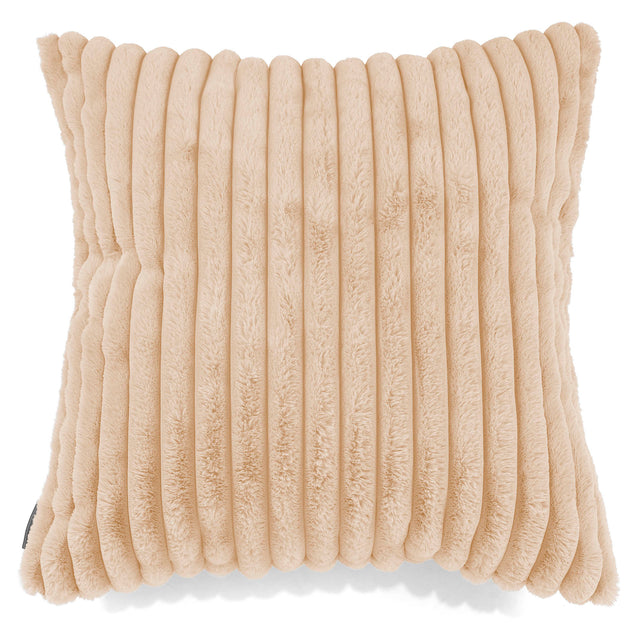 Ekstra Stor Putetrekk 70 x 70cm - Ultrabehagelig Kord Fersken 01