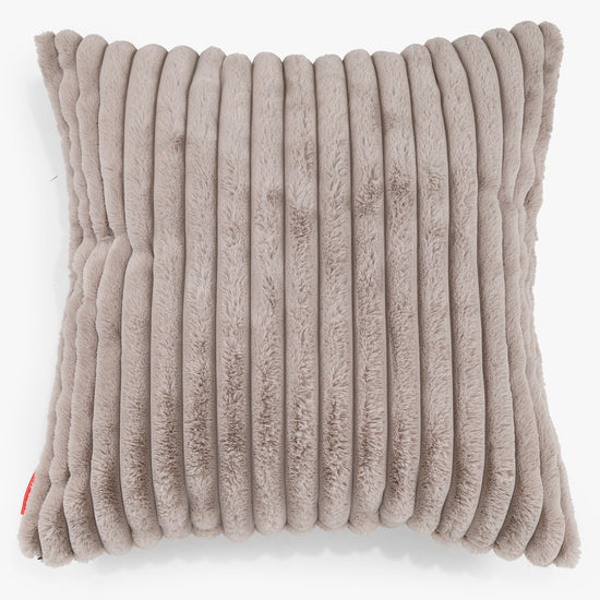 Ekstra Stor Putetrekk 70 x 70cm - Ultrabehagelig Kord Mink 01