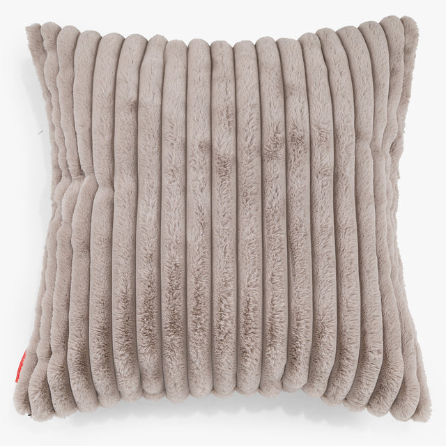 Ekstra Stor Putetrekk 70 x 70cm - Ultrabehagelig Kord Mink 01