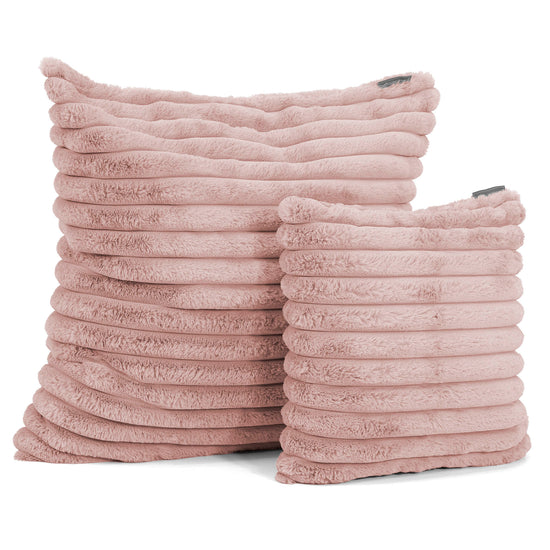 Ekstra Stor Putetrekk 70 x 70cm - Ultrabehagelig Kord Støvete Rosa 02
