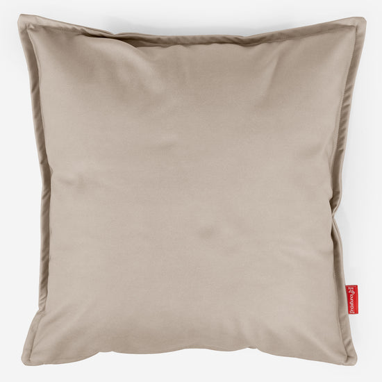 Ekstra Stor Putetrekk 70 x 70cm - Vegansk Skinn Elfenben 01