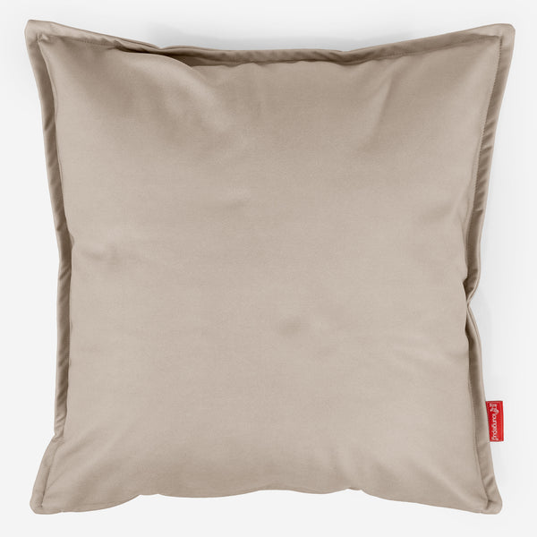 Ekstra Stor Putetrekk 70 x 70cm - Vegansk Skinn Elfenben 01