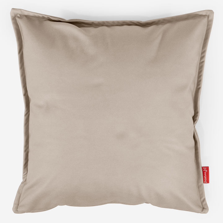 Ekstra Stor Putetrekk 70 x 70cm - Vegansk Skinn Elfenben 01