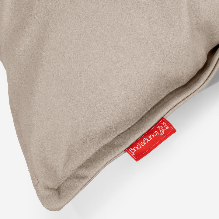 Ekstra Stor Putetrekk 70 x 70cm - Vegansk Skinn Elfenben 03