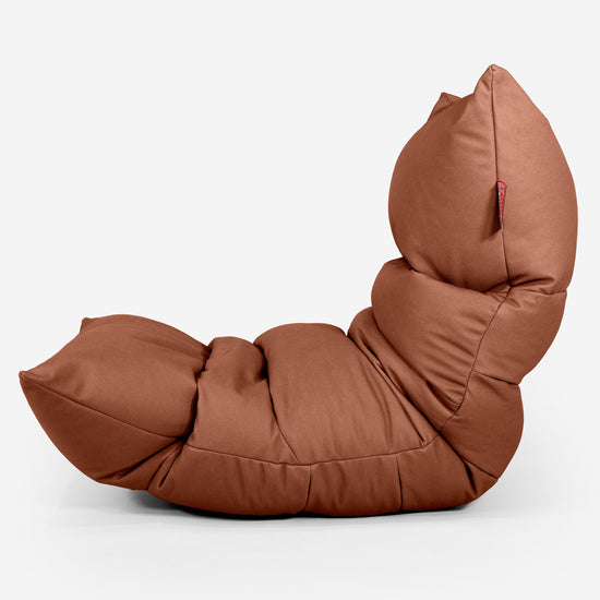Eva Lounger Saccosekk - Vegansk Skinn Kastanjebrun 02
