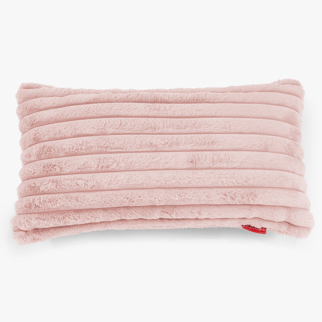 Gigant Rektangulær Putetrekk 40 x 80 cm - Ultrabehagelig Kord Støvete Rosa 01