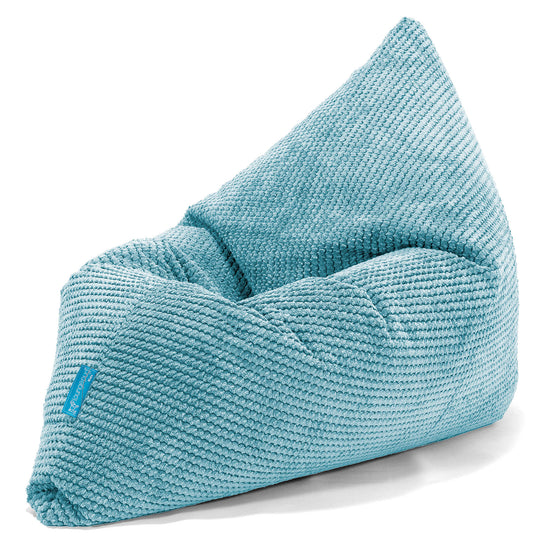 Gulvpute Saccosekk Barn 1-6 år - Pom-pom Turkis 03