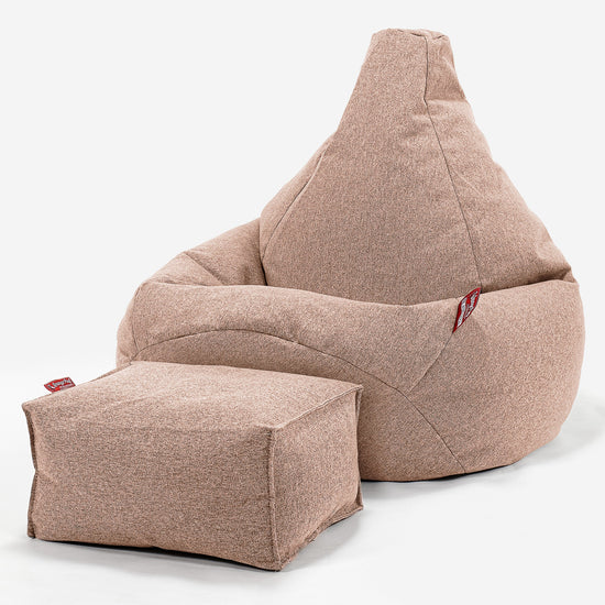 Hvilestol Saccosekk - Interalli Ull Sand 01
