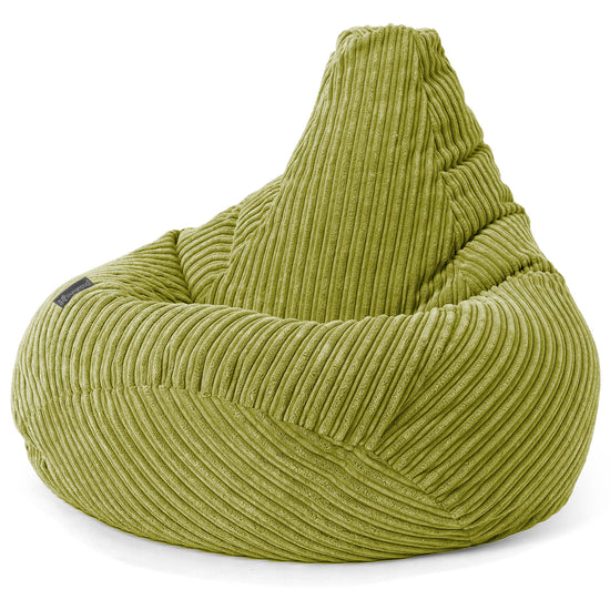 Hvilestol Saccosekk - Kordfløyel Lime 02