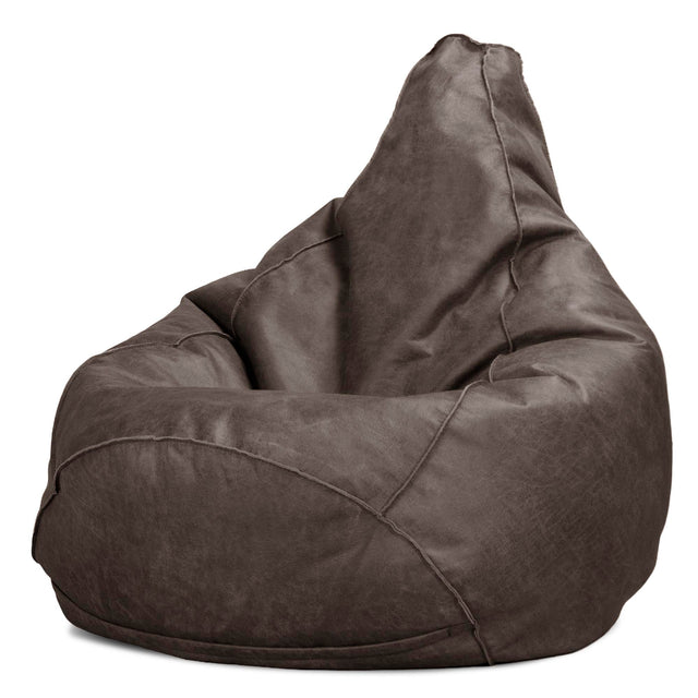 Hvilestol Saccosekk - Vintage Skinn Naturskifer 01