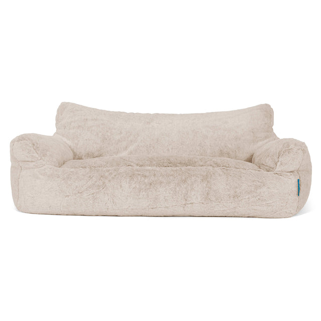 Josephine Saccosekk Sofa for Barn 1-5 år - Kanin-fuskepels Gyllenbrun 01