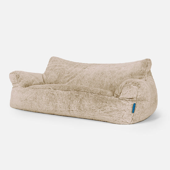 Josephine Saccosekk Sofa for Barn 1-5 år - Kanin-fuskepels Gyllenbrun 02