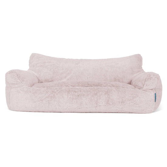 Josephine Saccosekk Sofa for Barn 1-5 år - Kanin-fuskepels Støvete Rosa 01