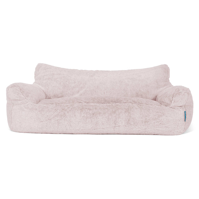 Josephine Saccosekk Sofa for Barn 1-5 år - Kanin-fuskepels Støvete Rosa 01
