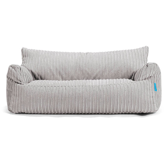 Josephine Saccosekk Sofa for Barn 1-5 år - Kordfløyel Sølvgrå 01