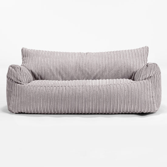 Josephine Saccosekk Sofa for Barn 1-5 år - Kordfløyel Sølvgrå 01