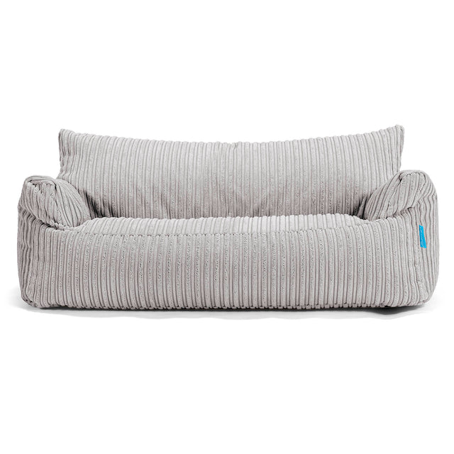 Josephine Saccosekk Sofa for Barn 1-5 år - Kordfløyel Sølvgrå 01