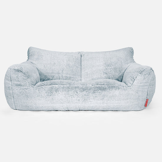Josephine Saccosekk Sofa - Kanin-fuskepels Støvete Blå 01