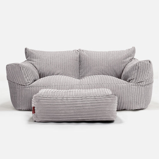 Josephine Saccosekk Sofa - Kordfløyel Sølvgrå 02