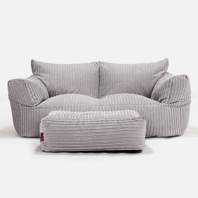 Josephine Saccosekk Sofa - Kordfløyel Sølvgrå 02