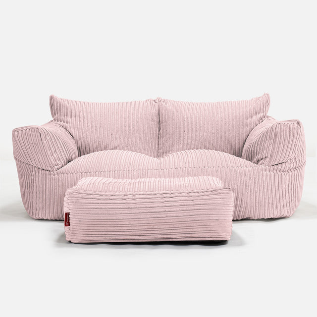 Josephine Saccosekk Sofa - Kordfløyel Rødmerosa 02