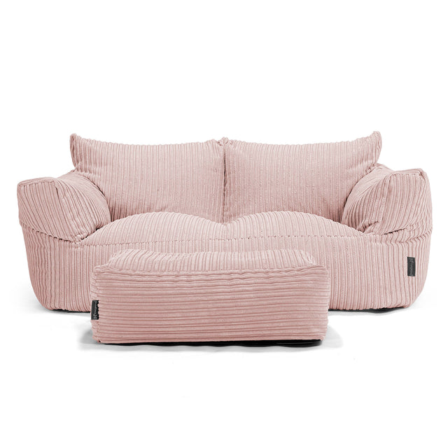 Josephine Saccosekk Sofa - Kordfløyel Rødmerosa 02