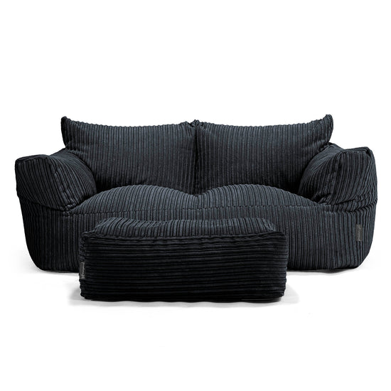 Josephine Saccosekk Sofa - Kordfløyel Svart 02
