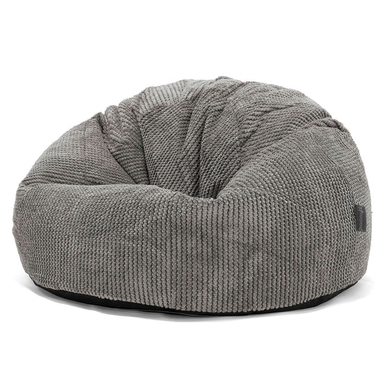 Klassisk Saccosekk - Pom-pom Koksgrå 01