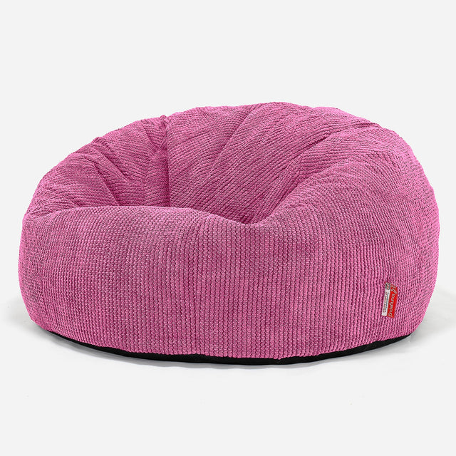 Klassisk Saccosekk Sofa - Pom-pom Rosa 01