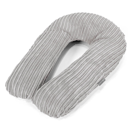 Klemmepute - Kordfløyel Aluminium Sølv 01