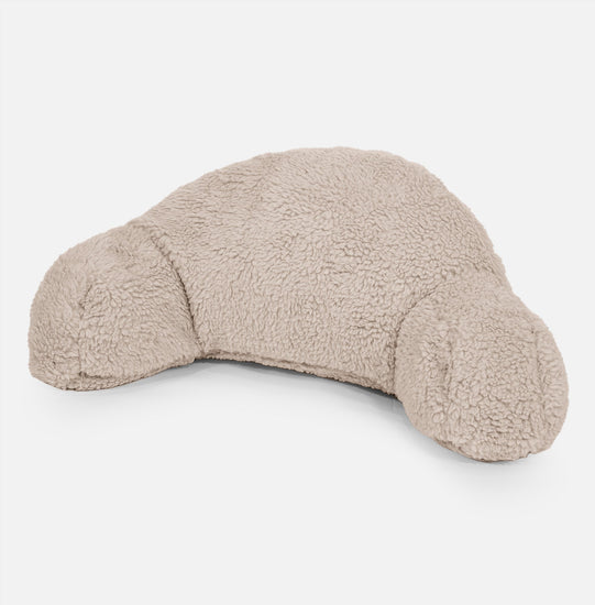Lesepute med Høy Ryggstøtte for Barn - Teddy-fuskepels Mink 01