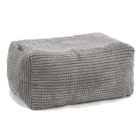 Liten Fotskammel - Pom-pom Koksgrå 01