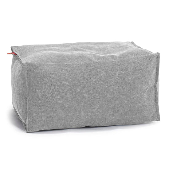 Liten Fotskammel - Steinvasket Denim Tinn 01