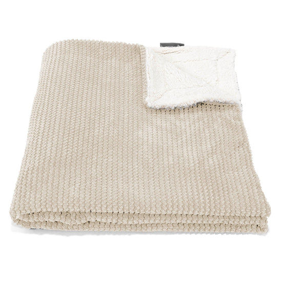 Sherpateppe - Pom-pom Elfenben 01