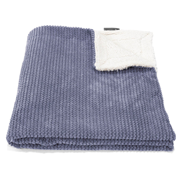 Sherpateppe - Pom-pom Fiolett 01