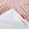 Sherpateppe - Ultrabehagelig Kord Støvete Rosa 02