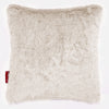 Putetrekk 47 x 47cm - Kanin-fuskepels Hvit 01