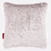 Putetrekk 47 x 47cm - Kanin-fuskepels Støvete Rosa 01