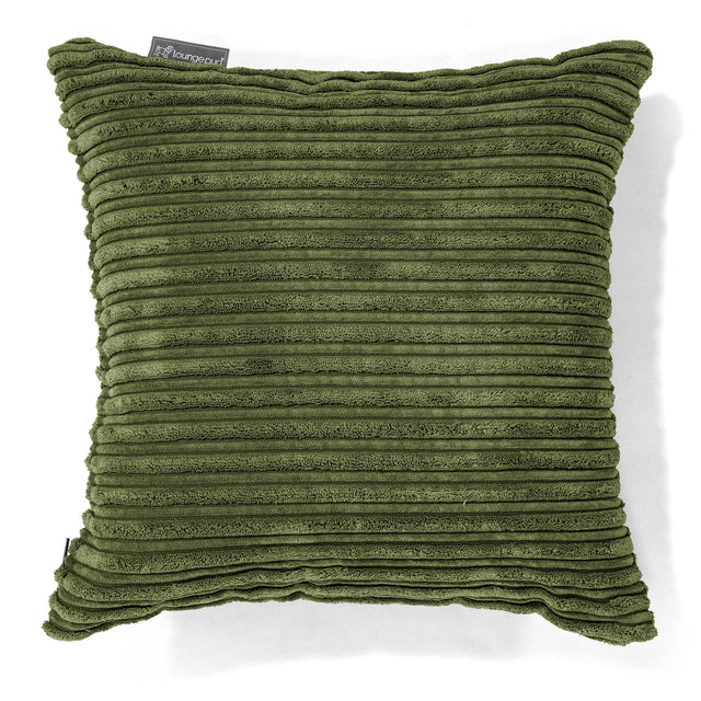 Putetrekk 47 x 47cm - Kordfløyel Skoggrønn 01