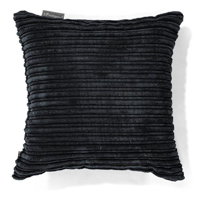 Putetrekk 47 x 47cm - Kordfløyel Svart 01