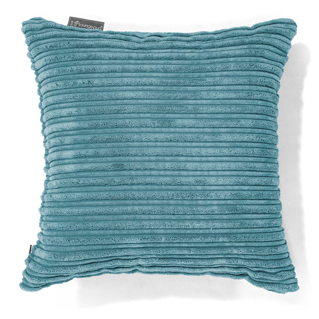 Putetrekk 47 x 47cm - Kordfløyel Turkis 01