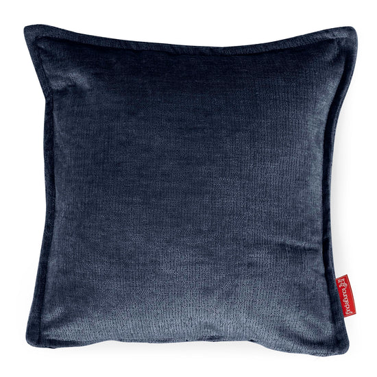 Putetrekk 47 x 47cm - Chenille Marineblå 01